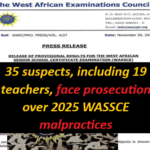 35 suspects, including 19 teachers, face court over 2025 WASSCE malpractices