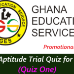 GES Aptitude Trial Quiz for AD II (Quiz One)