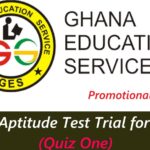 GES Aptitude Test Trial for AD I (Quiz One)
