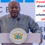 President Mahama directs probe into overseas scholarship bribery allegations.