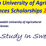 Swedish University of Agricultural Sciences Scholarships 2026.