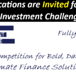 Applications are Invited for the Climate Investment Challenge 2026.