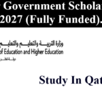Qatar Government Scholarships 2027 (Fully Funded).