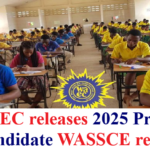 WAEC releases 2025 Private Candidate WASSCE results
