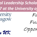 Global Leadership Scholarship 2026/2027 at the University of Glasgow
