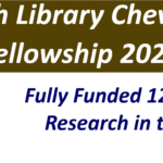 British Library Chevening Fellowship 2026.