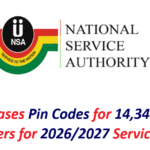 NSA Releases Pin Codes for 14,349 Trained Teachers for 2026/2027 Service Year.