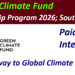 Green Climate Fund Internship Program 2026; South Korea – Apply Now.