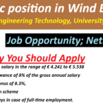 Postdoc position in Wind Energy: Faculty of Engineering Technology, University of Twente.