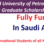 King Fahd University of Petroleum and Minerals Graduate Scholarship 2026: Fully Funded in Saudi Arabia.
