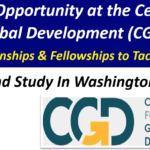 Career Opportunity at the Center for Global Development (CGD): Jobs, Internships & Fellowships to Tackle Global – Apply Now.