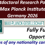 19 Postdoctoral Research Positions at Max Planck Institute in Germany 2026.