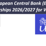 European Central Bank (ECB) Scholarships 2026/2027 for Women.