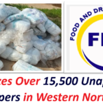 Food and Drugs Authority (FDA) Seizes Over 15,500 Unapproved Baby Diapers in Western North Region.