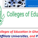 Public Colleges of Education in Ghana, their affiliate Universities, Locations, and Programmes