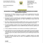 GES Assures Placement of All Qualified BECE 2026 Candidates into Senior High/Technical Schools and Reports to School on 18th September