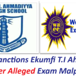 2026 WASSCE: WAEC Sanctions Ekumfi T.I Ahmadiya SHS Over Alleged Exam Malpractice