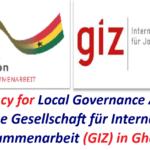 Job Vacancy for Local Governance Advisor at Deutsche Gesellschaft für Internationale Zusammenarbeit (GIZ) in Ghana.