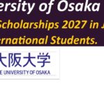 University of Osaka MEXT Scholarships 2027 in Japan for International Students