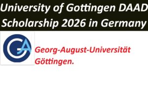 University of Gottingen DAAD Scholarship 2026 in Germany.