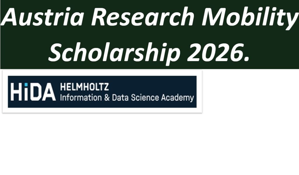 Austria Research Mobility Scholarship 2026.