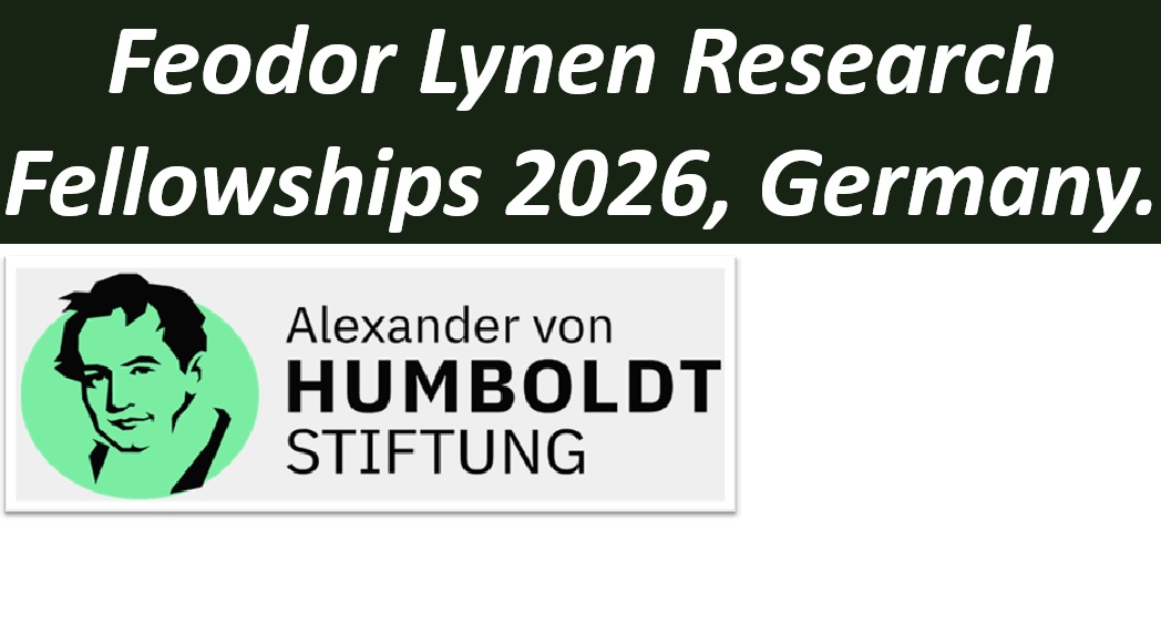 Feodor Lynen Research Fellowships 2026, Germany.