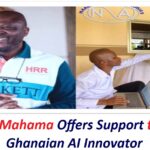 Ibrahim Mahama Offers Support to Young Ghanaian AI Innovator.