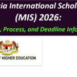 Malaysia International Scholarships (MIS) 2026: Eligibility, Process, and Deadline Information.