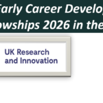 UKRI Early Career Development Fellowships 2026 in the UK.