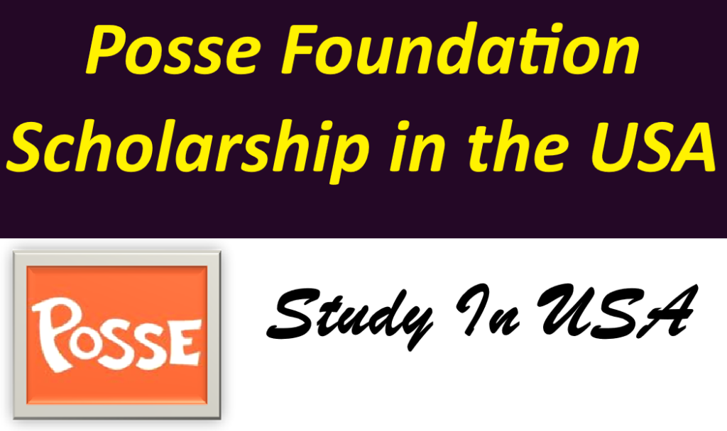 Posse Foundation Scholarship in the USA.