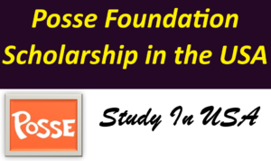 Posse Foundation Scholarship in the USA.