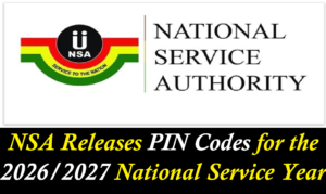 NSA Releases PIN Codes for the 2026/2027 National Service Year.