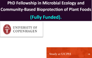 PhD Fellowship in Microbial Ecology and Community-Based Bioprotection of Plant Foods (Fully Funded).