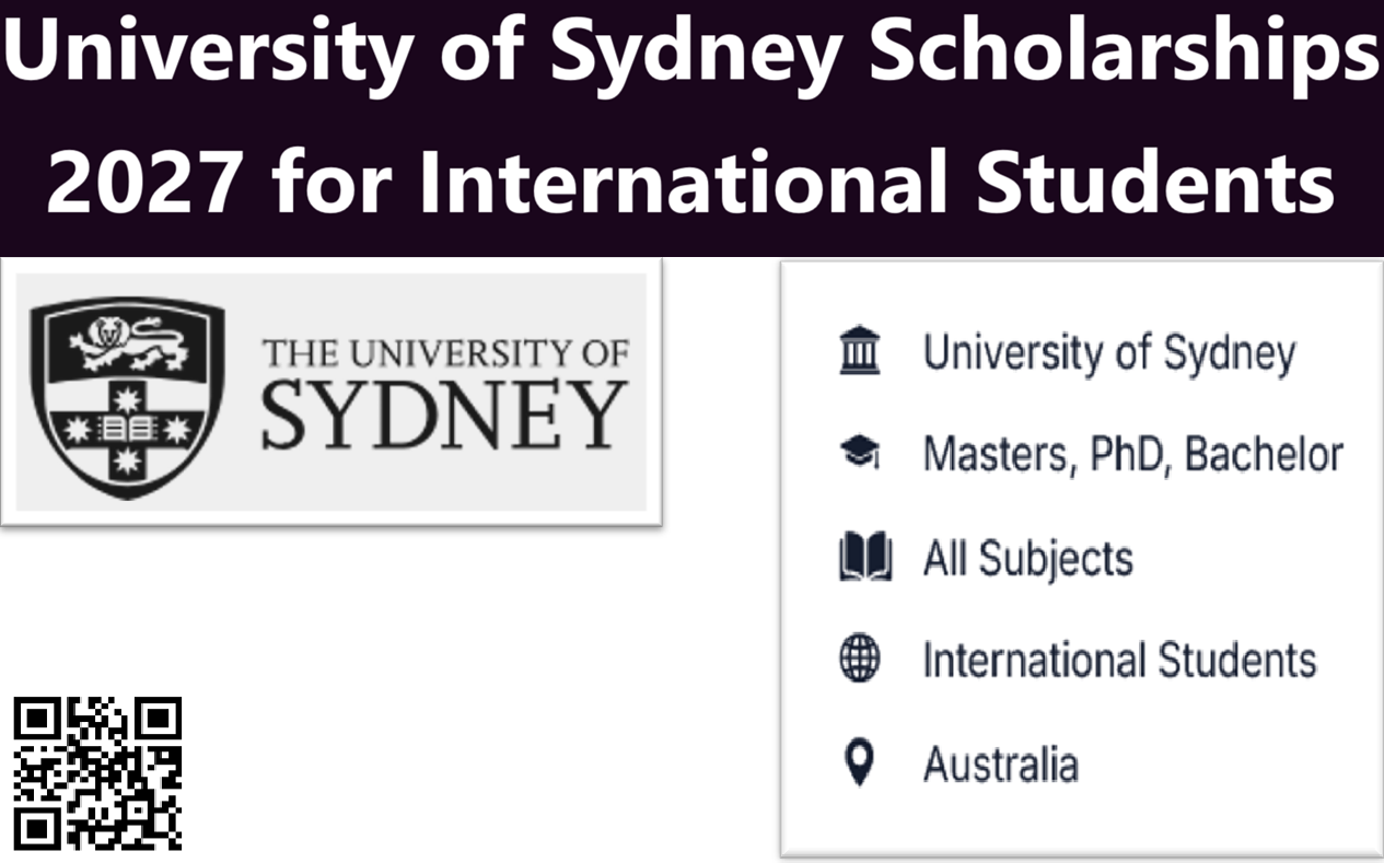 University of Sydney Scholarships 2027 for International Students.