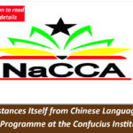 NaCCA Distances Itself from Chinese Language Teacher Training Program at the Confucius Institute, UCC.