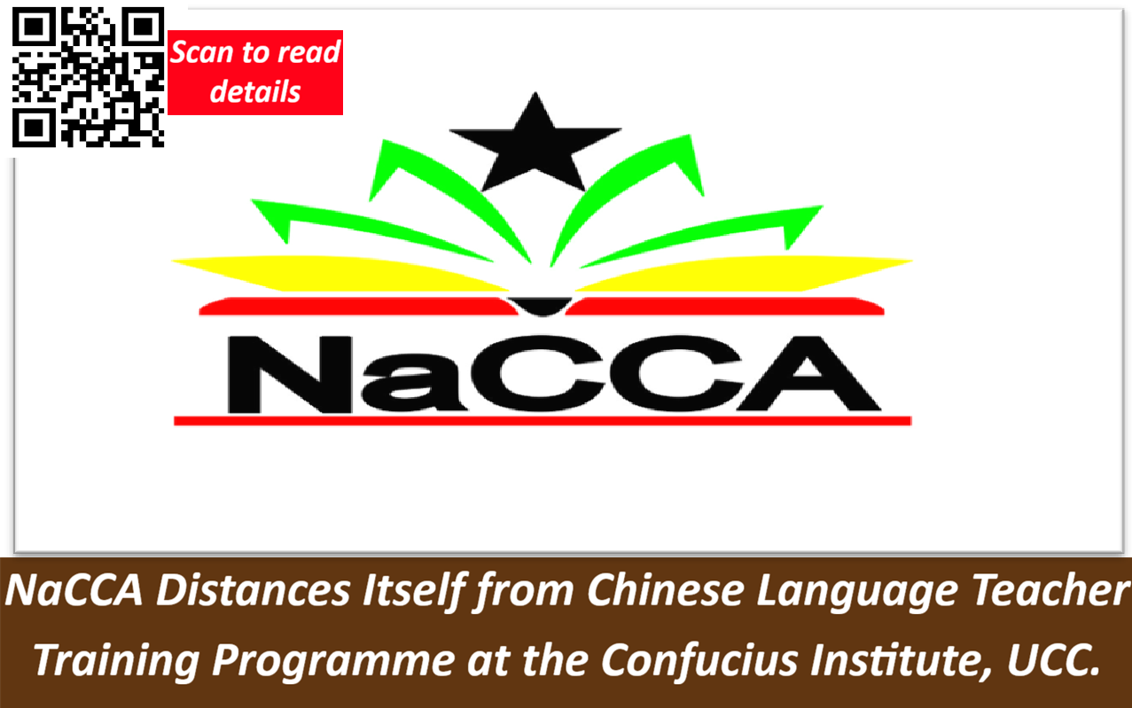 NaCCA Distances Itself from Chinese Language Teacher Training Program at the Confucius Institute, UCC.