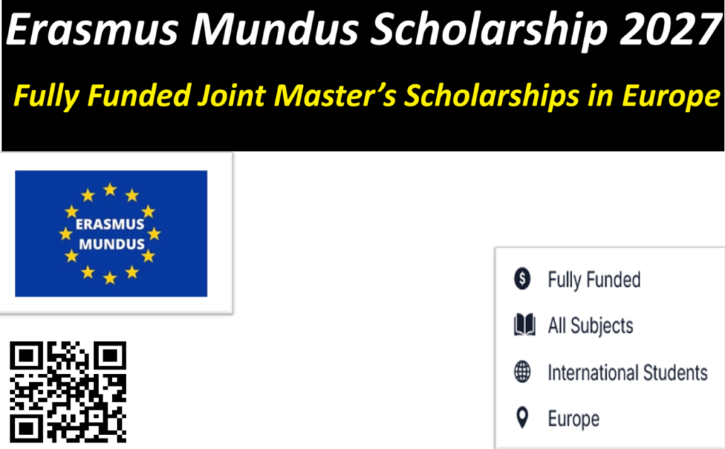Erasmus Mundus Scholarship 2027 | Fully Funded Joint Master’s Scholarships in Europe.