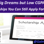 Big Dreams but Low CGPA: Scholarships You Can Still Apply For in 2027.