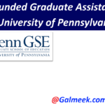 Fully Funded Graduate Assistantship at University of Pennsylvania.