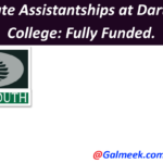 Graduate Assistantships at Dartmouth College: Fully Funded.