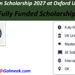 Clarendon Scholarship 2027 at Oxford University: Fully Funded Scholarship.