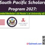 Fully Funded US South Pacific Scholarship Program 2027.
