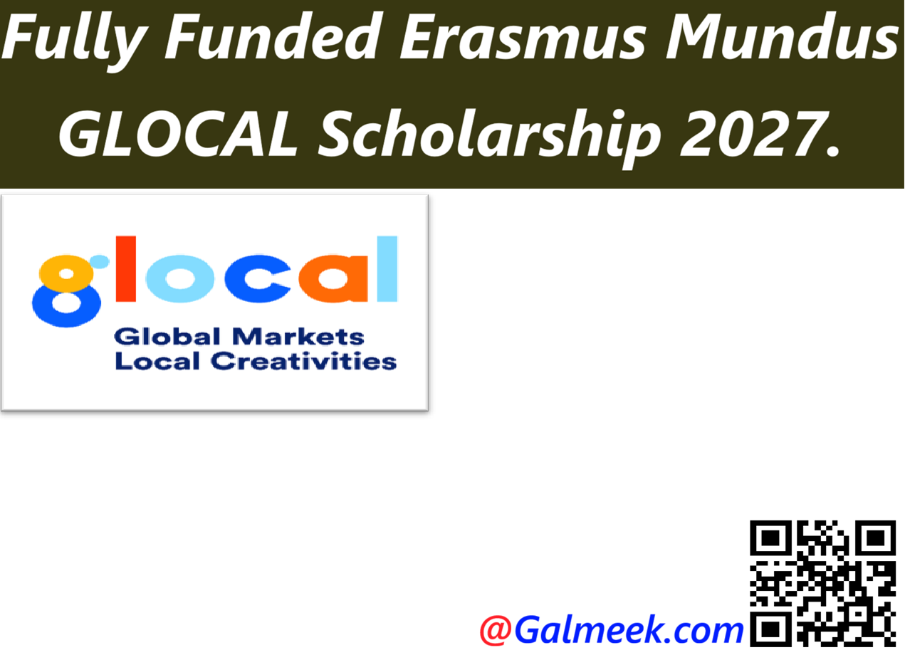 Fully Funded Erasmus Mundus GLOCAL Scholarship 2027.