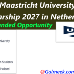 Fully Funded Maastricht University Scholarship 2027 in Netherlands.