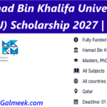Hamad Bin Khalifa University (HBKU) Scholarship 2027.