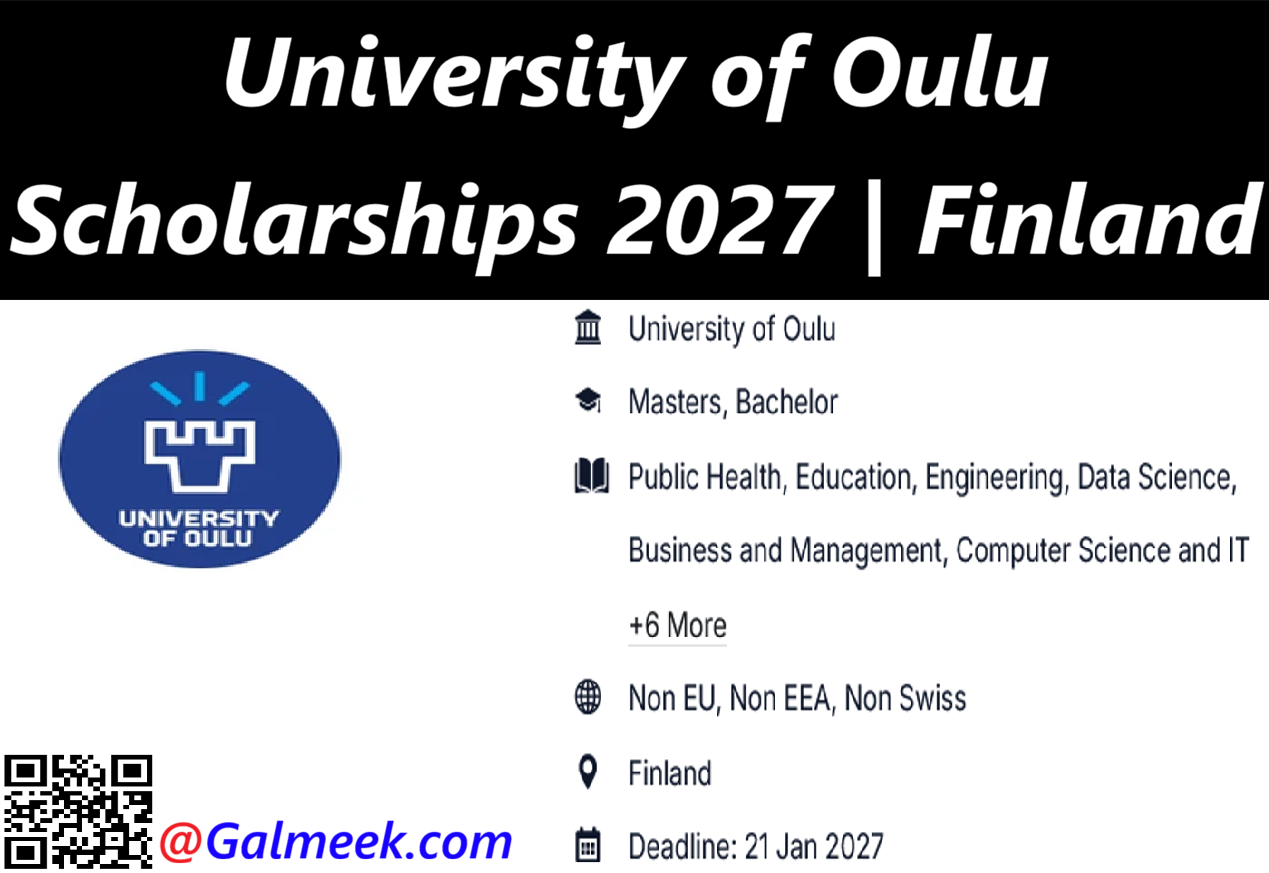 University of Oulu Scholarships 2027 | Finland