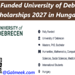 Fully Funded University of Debrecen Scholarships 2027 in Hungary.