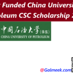 Fully Funded China University of Petroleum CSC Scholarship 2027.
