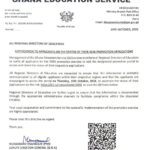 Management of the Ghana Education Service (GES) Directs 2026 Promotion Applicants to Verify Their Application Status.